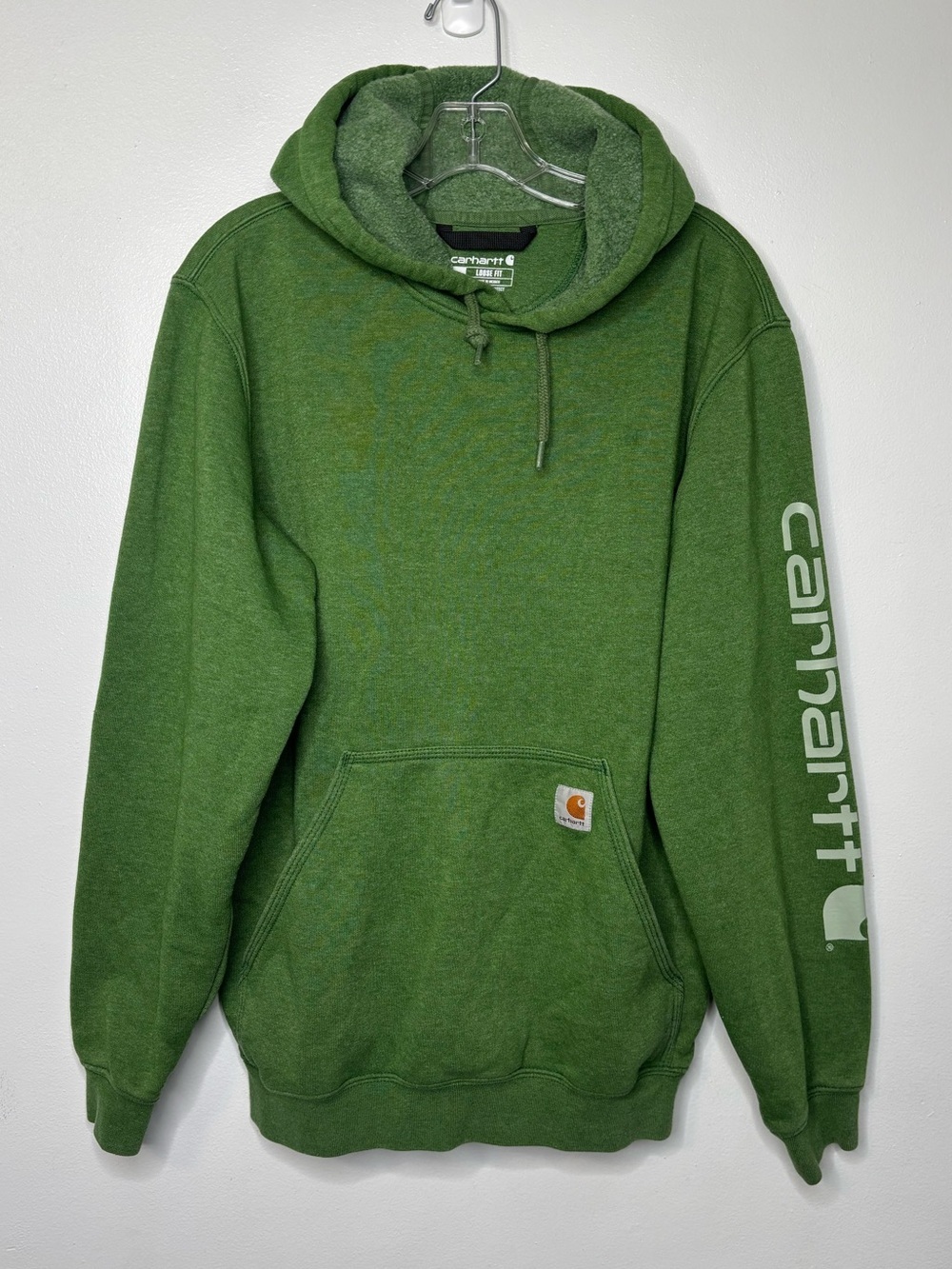 Carhartt Hoodie K288 Loose Fit Sweatshirt green Size Small